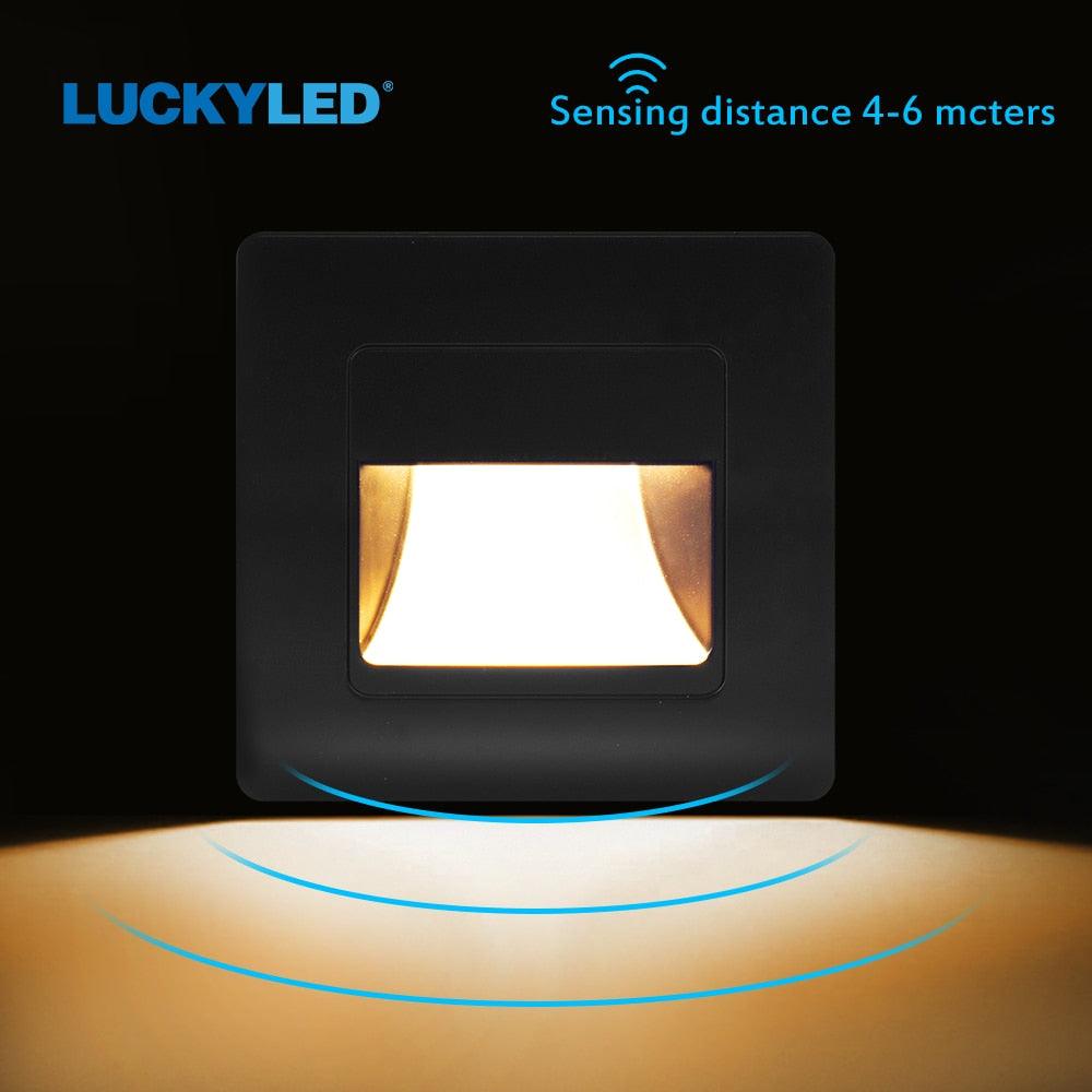 LUCKLYLED™ Motion Sensing Stair Case LED Light - Golden Aura