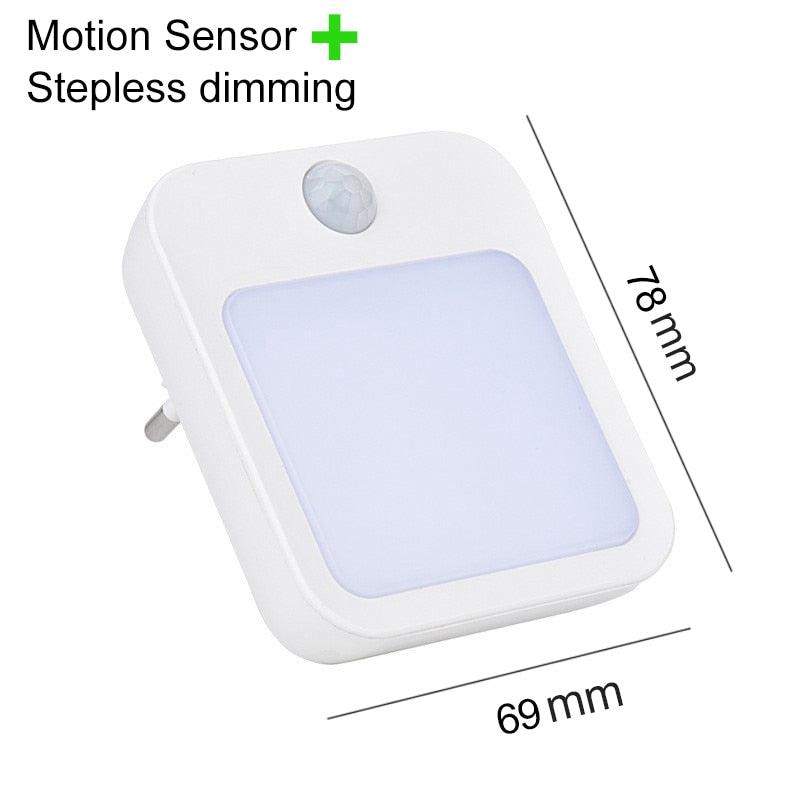 Night Light Motion Sensor With LED Light Plug - Golden Aura